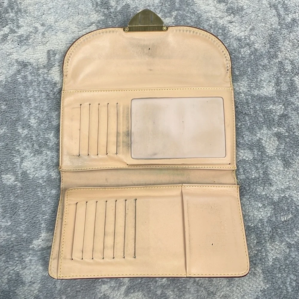 Louis Vuitton White Multicolor Eugenie Long Pushlock Wallet Takashi Murakami